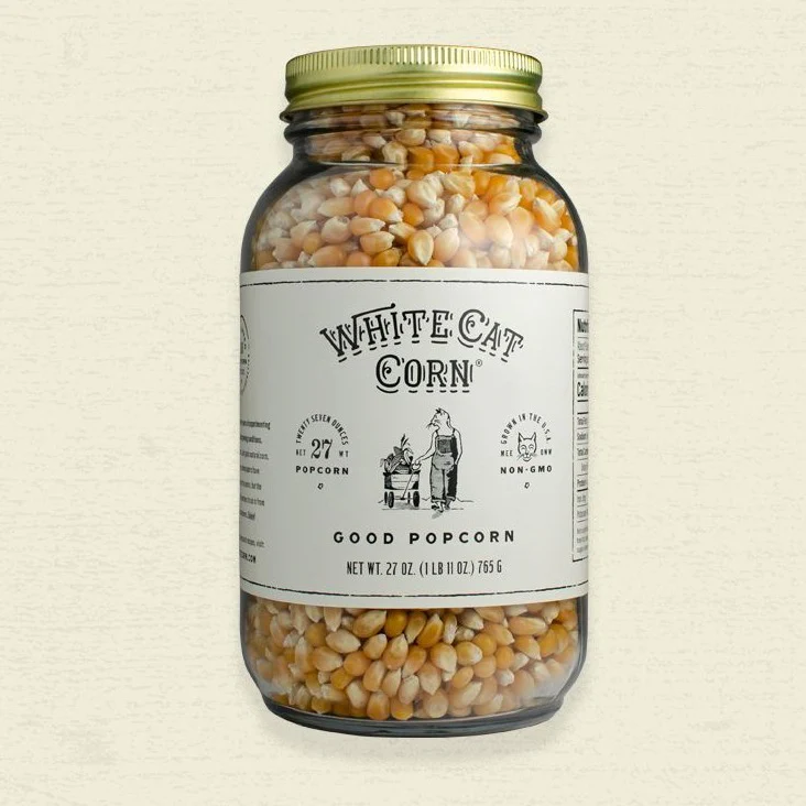 White Cat Popcorn Kernels, Good Popcorn, 27 oz | 765g - Image 2